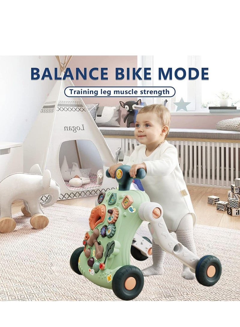 Dubkart 4 in 1 Walker for Baby - Green - Image 3