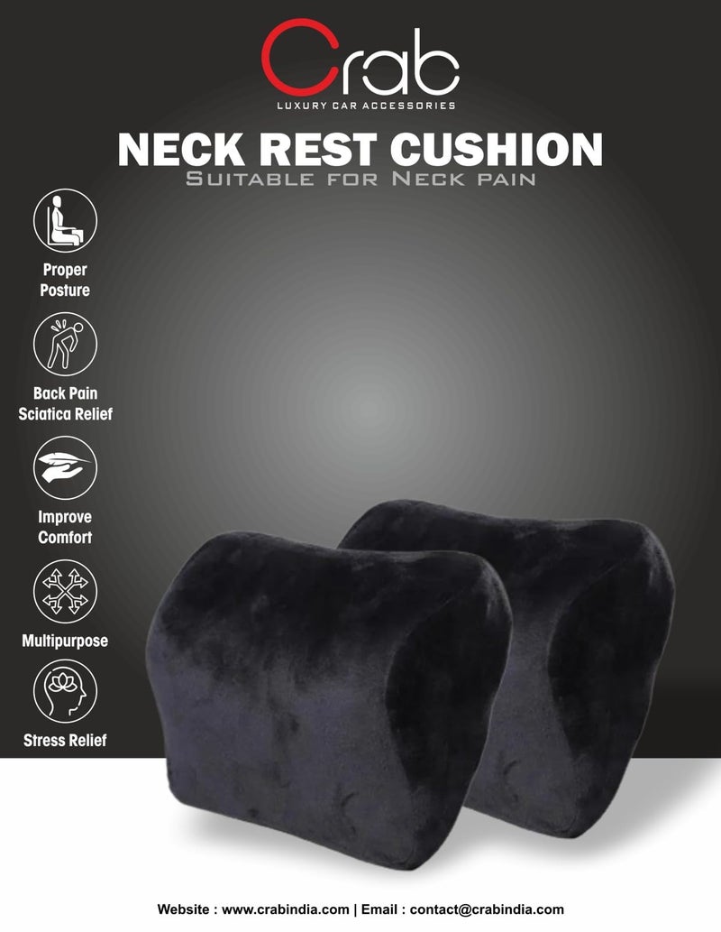 Crab Mercedes Cushion/Neck Rest Cushion - Ultimate Comfort for Your Neck, Relaxation & Stress Relief During Long Car Rides - Perfect Neck Rest Cushion for Car - Image 5