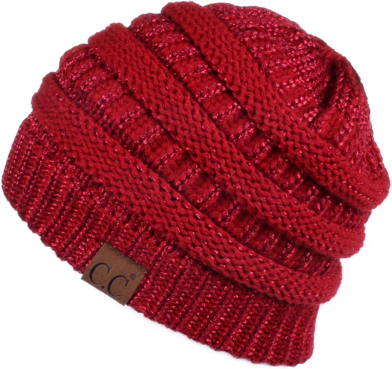 Cc Exclusives Cable Knit Beanie - Thick, Soft & Warm Chunky Beanie Hats - Image 1