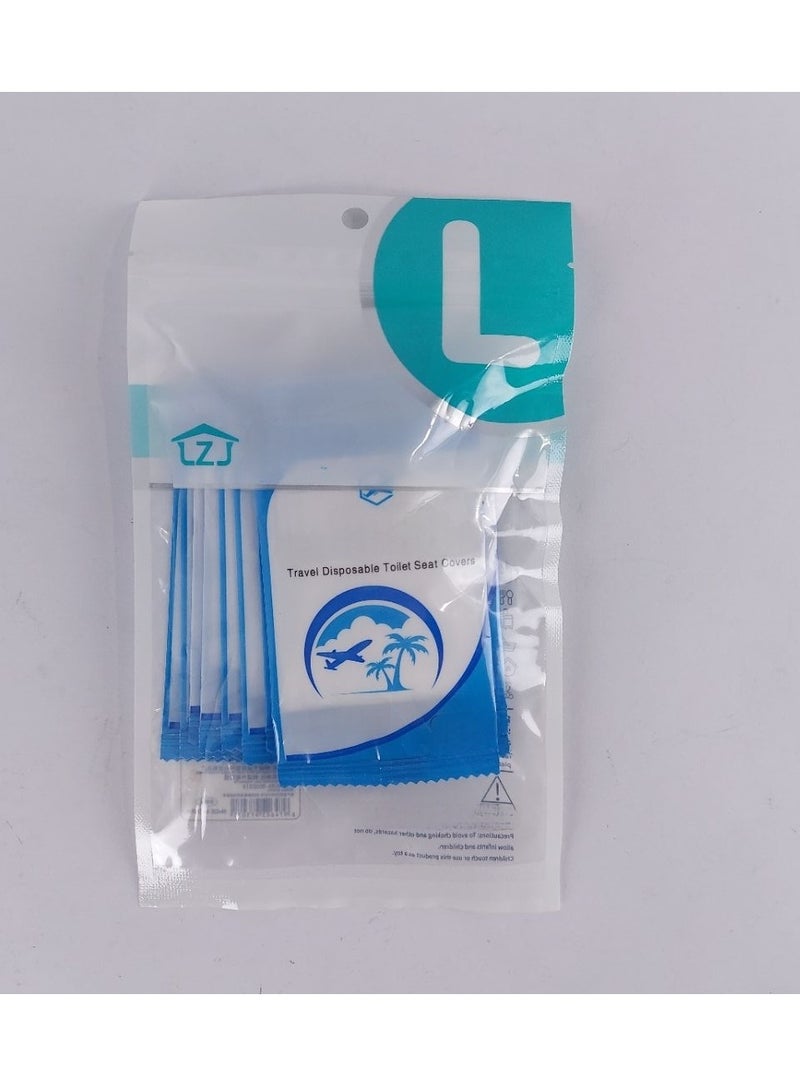 Toilet Seat Cover Bags for Disease Protection 10 Pieces  - Image 1
