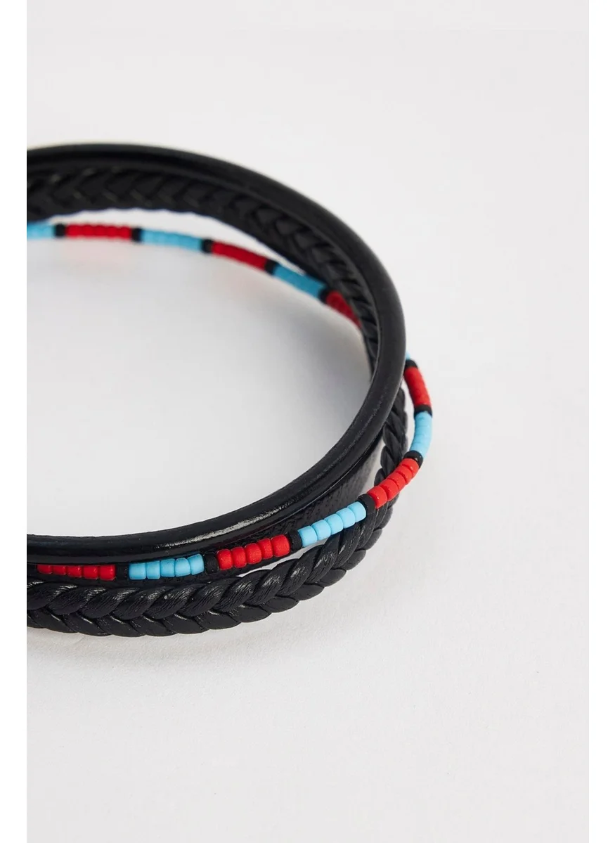 Tudors Men's Genuine Leather Bracelet