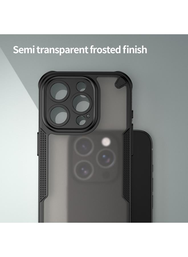 S-TOP Case For iPhone 14 Pro Max Armor Glaze PC Hybrid TPU Phone Case - Image 5