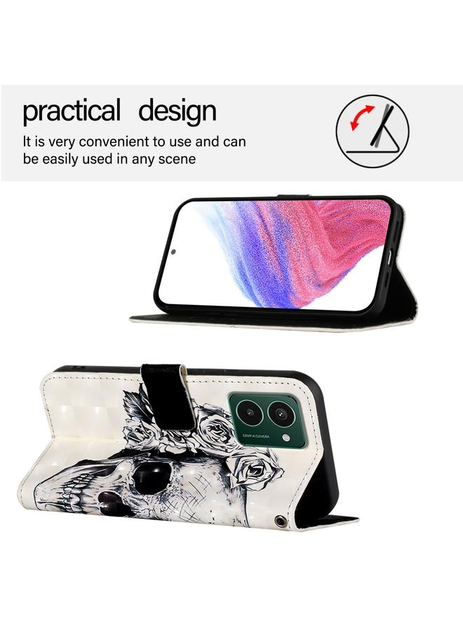 اس-توب جراب لهاتف HMD Pulse Pro، جراب جلدي أفقي قابل للطي بتصميم ثلاثي الأبعاد - Image 3