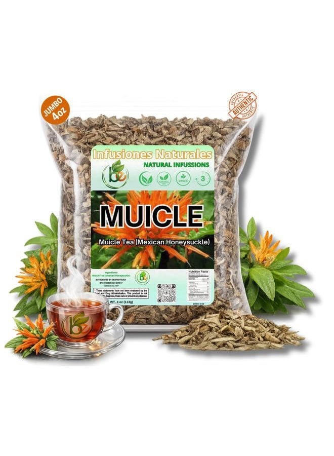 B-Experts Muicle Té (Mexican Honeysuckle Herbal Tea) - 4 oz - 100% Natural, Vegan, Non-GMO: - Image 1