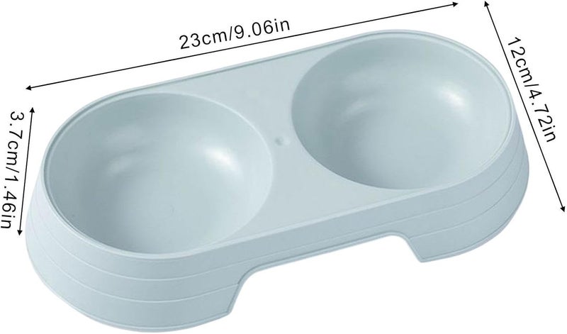 Dog Bowls - Macaron Elevated Cat Double Bowl,Puppy Food and Water Bowls Set, Pet for Feeding Small Medium Large Dogs Cats Puppies - Image 4