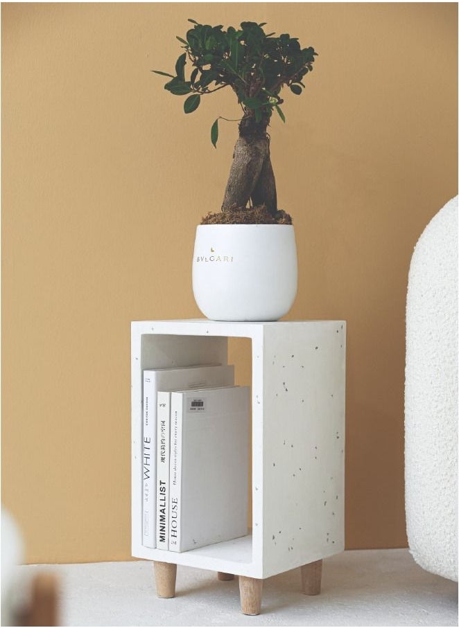 Sement CONCRETE BOOK SHELF - WHITE  - Image 3