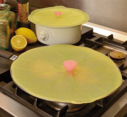Charles Viancin - Lilypad Silicone Lid for Food Storage - 13''/33cm - Creates an Airtight Seal on Any Smooth Rim Surface - BPA-Free - Oven, Microwave, Freezer, Stovetop and Dishwasher Safe - Image 2