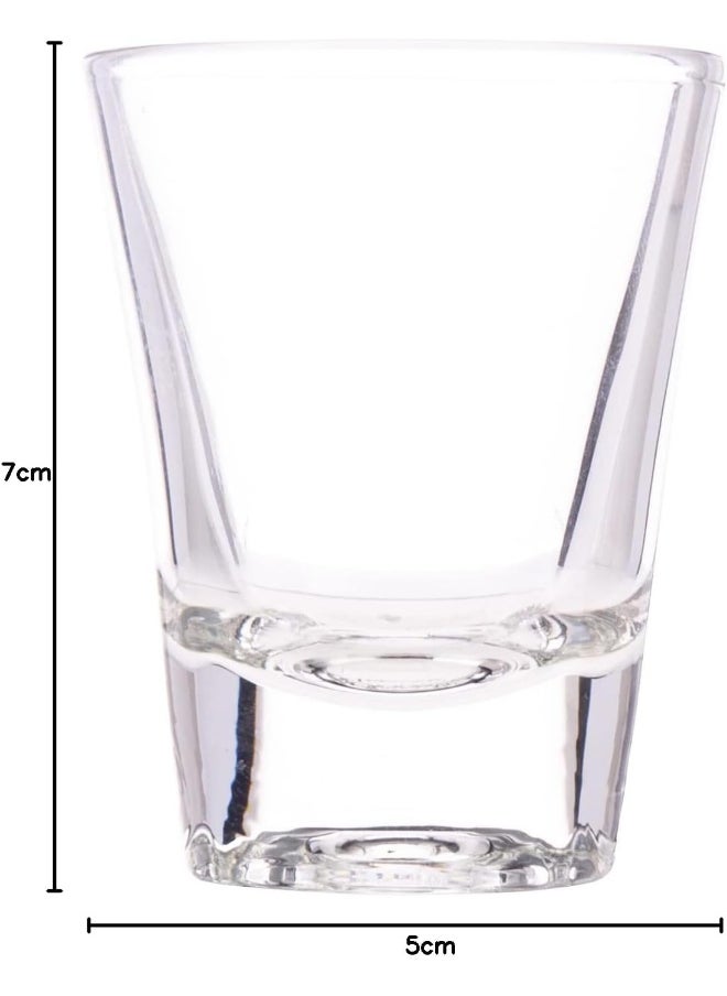 AKDC AKDC Ocean Short Glass L(5CM) XW(5CM) XH(7CM) Clear  - Image 4