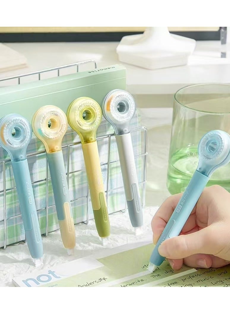 PAPERSAY 4 Pack Correction Tape Pen, Colorful White Out Tape Pen, Correction Tape Corrector Error Correction Tools, Easy to Use Writing Supplies, Correction Supplies for School Office Supplies - Image 2