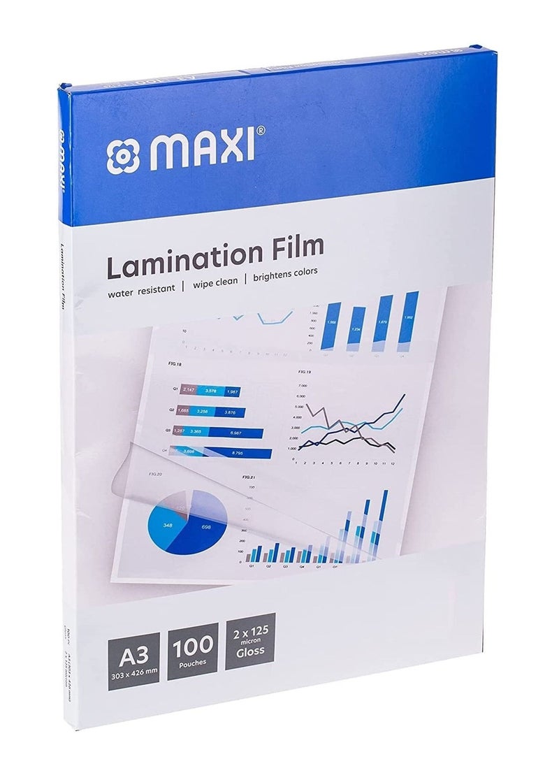 Maxi - 2-Pack A4 and A3 Lamination Pouch Set - Image 1