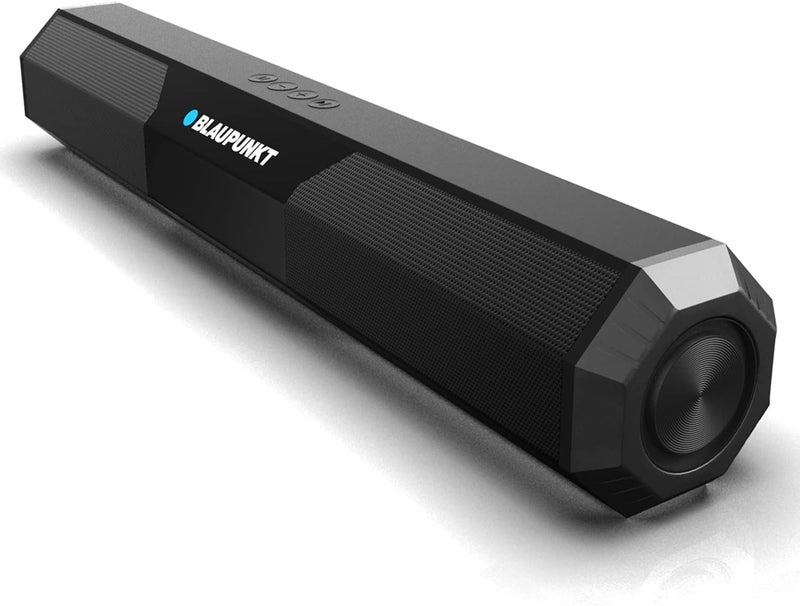 Blaupunkt SBA20+ 20W Bluetooth Soundbar for TV with Bluetooth/SD Card/Aux, Mini Sound/Audio System for TV Speakers, Mobile, PC, Projectors, Tablets, Laptops - Image 1