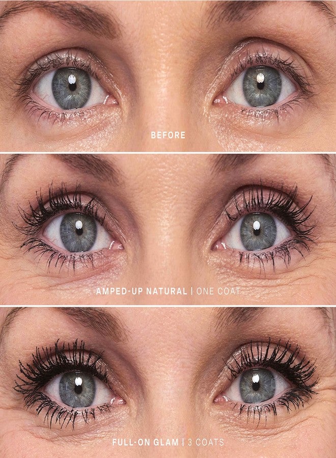 Tower 28 Mini MakeWaves Lengthening & Volumizing Mascara, Jet (0.18 oz) - Image 2