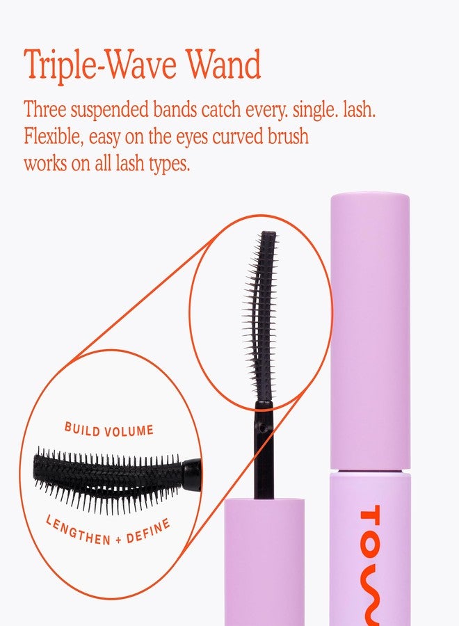Tower 28 Mini MakeWaves Lengthening & Volumizing Mascara, Jet (0.18 oz) - Image 4