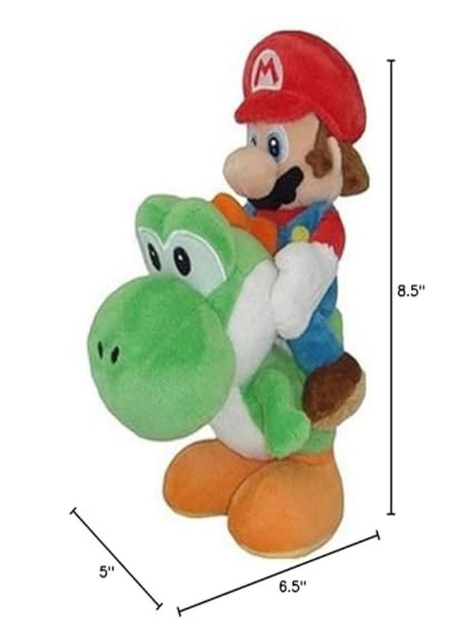 Little Buddy Super Mario Plush - Mario and Yoshi Plush, 8-Inch - Image 3