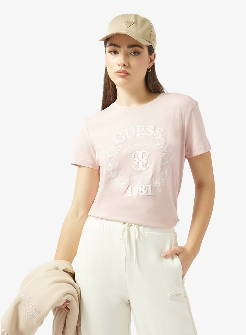 GUESS Maddalena Crew Neck Short Sleeve T-Shirt