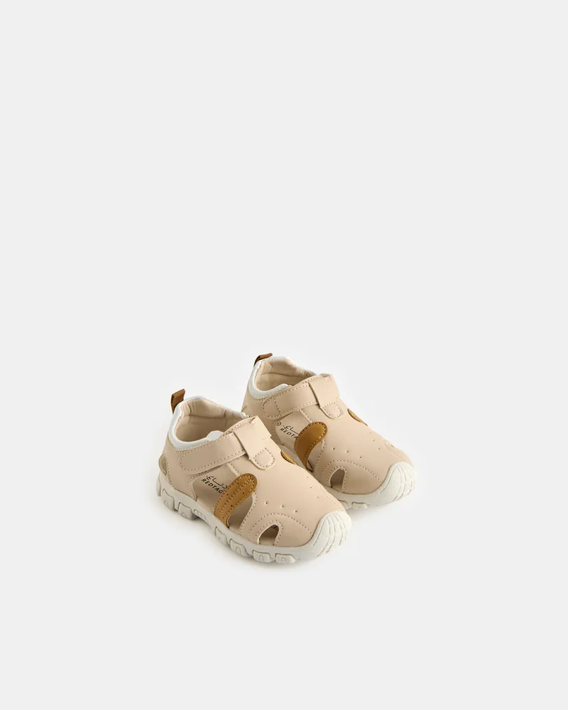 REDTAG Infant Boys Beige Two Tone Fisherman Sandals