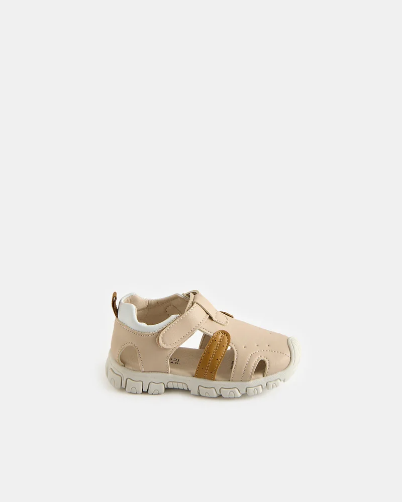 REDTAG Infant Boys Beige Two Tone Fisherman Sandals