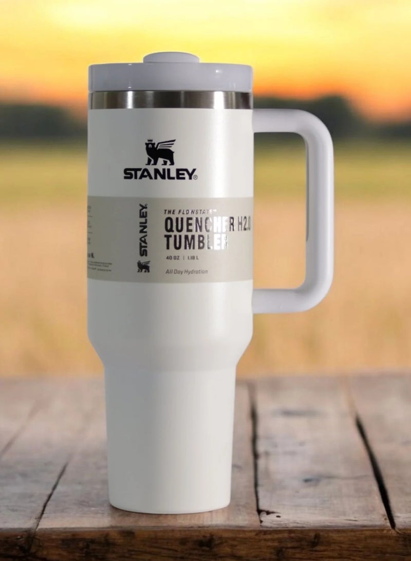 Stanly Stanley Quencher H2.0 FlowState Stainless Steel Vacuum Insulated Tumbler with Lid and Straw for Water, Iced Tea or Coffee, Smoothie and More, 40 oz - Image 2