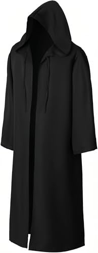 EONPOW Wizard Tunic Hooded Robe Halloween Cloak Cosplay Costumes - Image 1