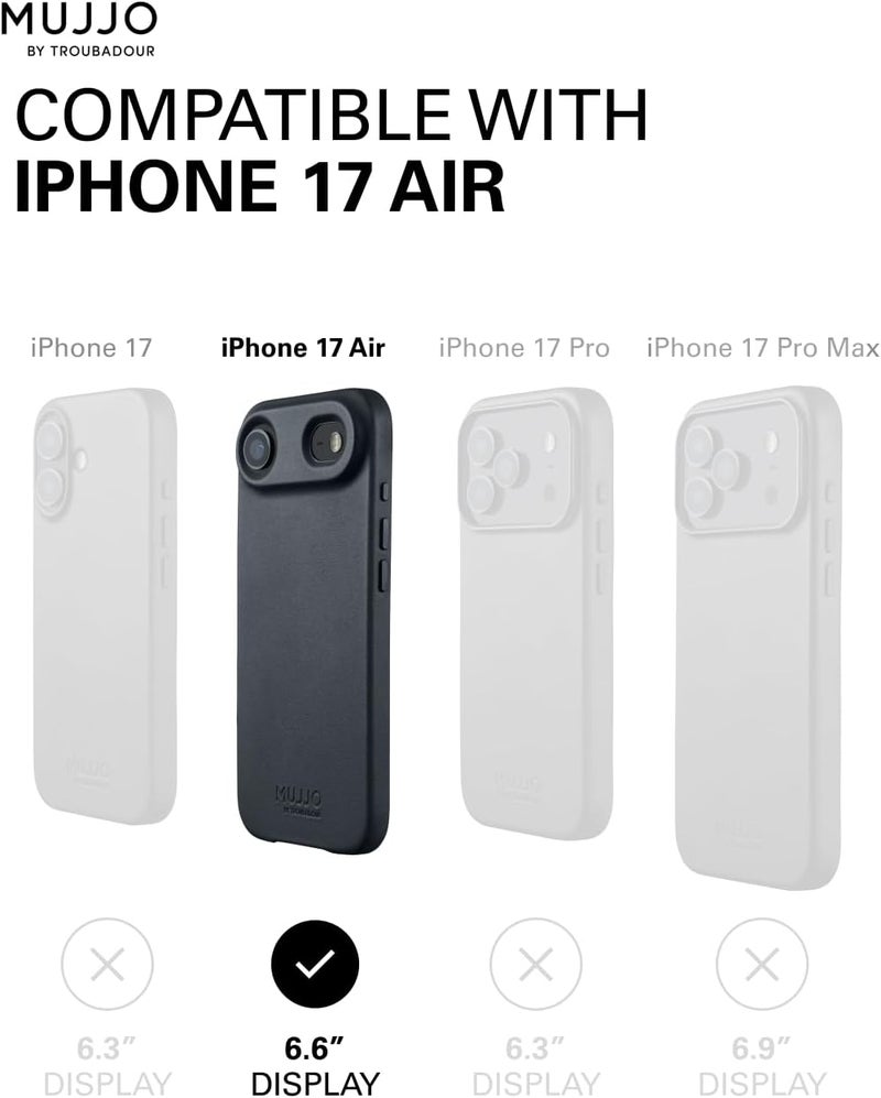 موجو جراب آيفون  جلد بازلت بشحن لاسلكي مغناطيسي - Image 5