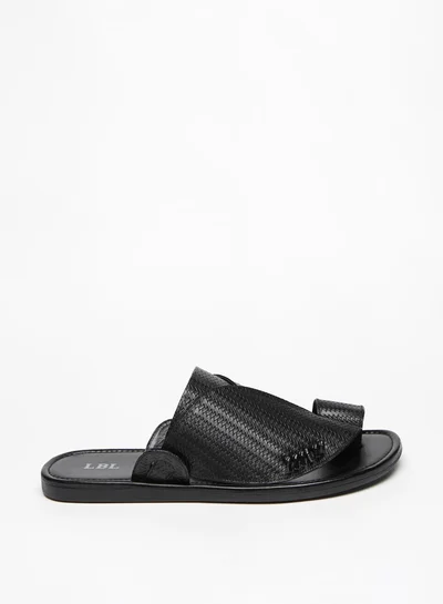LBL by Shoexpress Men's Textured Slip-On Arabic Sandals
