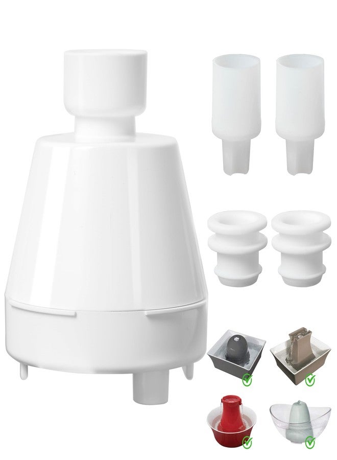 Baofum Cat Water Fountain Replacement Filter Housing & Silicone Nozzle Plug Set Pet Water Dispenser, Pet Fountain Parts Accessories (B. 1 Housing+2 Silicone Nozzle Plug) - Image 1