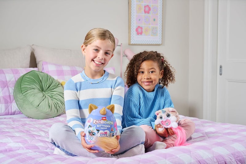 راينبوكورنز سلسلة Kittycorn Surprise 3 (قط الغابة النرويجية) من ZURU، لعبة منفوخة، حيوان منفوخ قابل للجمع، مادة لزجة ممتعة، بيض مفاجآت للفتيات - Image 5