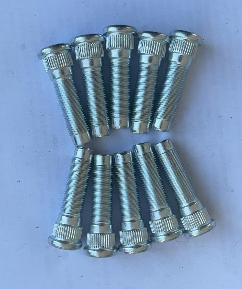 SHULIY 10 PCS 1/2-20 Serrated Wheel Stud Bolt 610-368 0.627 in. Knurl, 1-31/32 in. Length Replacement for Ford Explorer Mustang Mazda B2300 B2500 B3000 B4000 Lincoln Mercury Car - Image 3