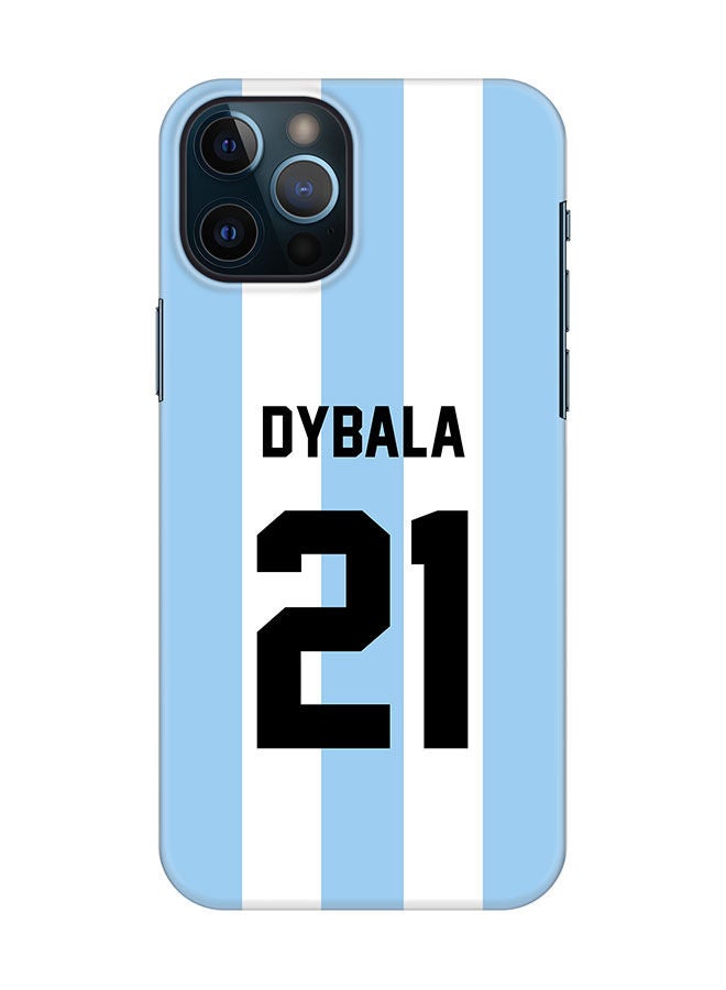 Stylizedd Slim Cover for Apple iPhone 12 Pro Max Case Snap Classic Series Mobile Cover Hard PC Shield Matte Finish Print -Argentina-Player-Dybala - Image 1