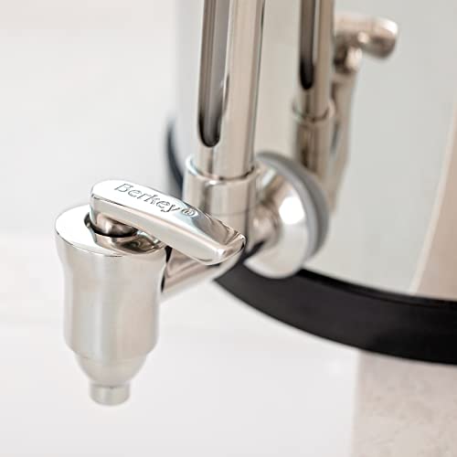 Berkey Travel Berkey Gravity-Fed Water Filter System with 2 Black Berkey Elements Plus Deluxe 7" Stainless Steel Water View Spigot - Image 3
