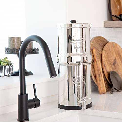 Berkey Travel Berkey Gravity-Fed Water Filter System with 2 Black Berkey Elements Plus Deluxe 7" Stainless Steel Water View Spigot - Image 2