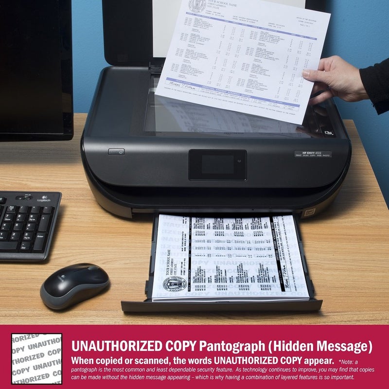 DocuGard Standard Blue Multi-Purpose Security Paper, 2 Features, 8.5 x 11 Inches, 24 lb, 500 Sheets (04540) - Image 3