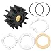 AQBB 214 21951346 Water pump impeller compatible with Volvo Penta 825940 860203 43L 50L 57L and more compatible with Johnson 091027B 091027Bcompatible with Sierra 183081 12947042530 - Image 2