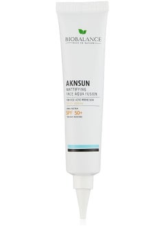 Bio Balance Aknsun Mattifying Face Aqua Fusion, Tinted Medium, 50 Spf, 40 Ml  - Image 1