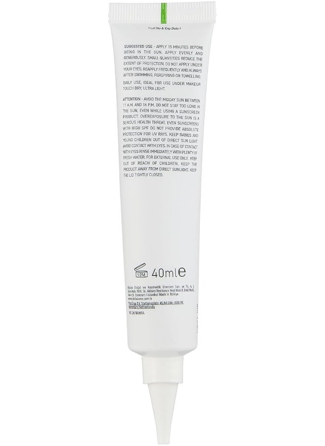 Bio Balance - Aknsun Mattifying Face Aqua Fusion, Tinted Medium, 50 Spf, 40 Ml - Image 1