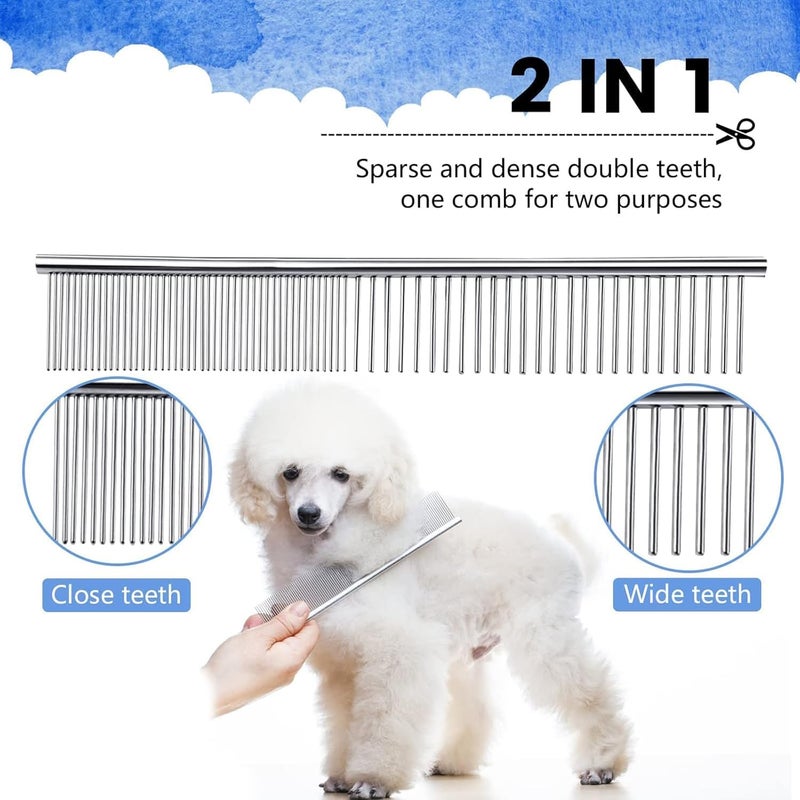 Professional Pet Grooming Scissors Kit for Dogs and Cats - 6-Piece Set with Storage Bag - Image 5