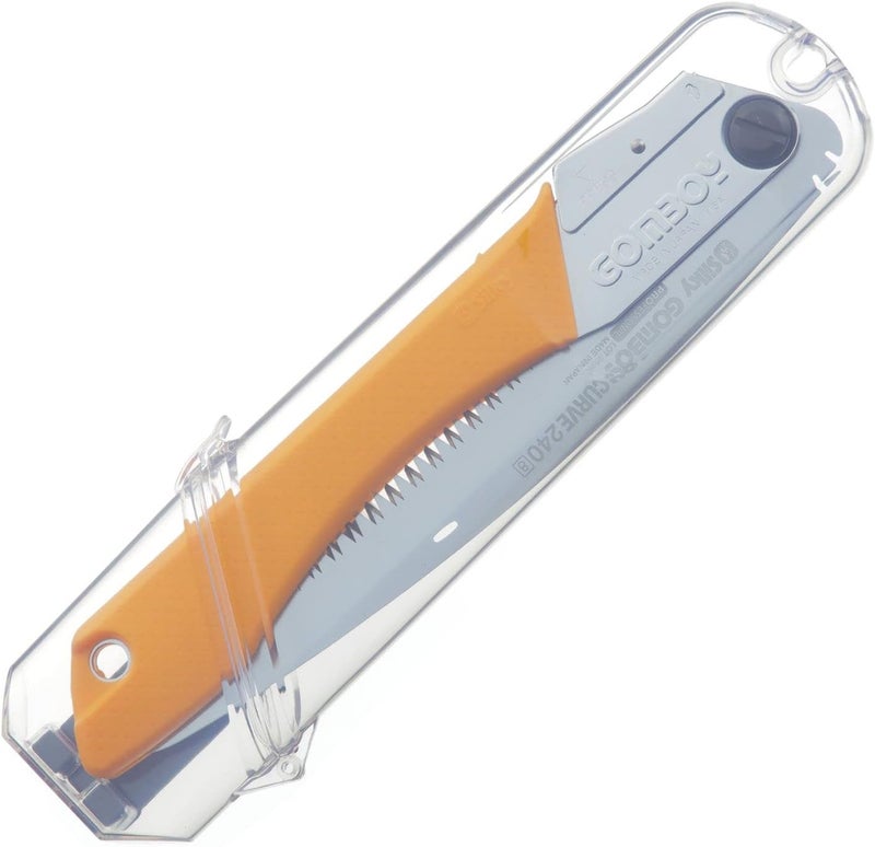 SILKY - 717-24 GomBoy Curve Professional Folding Saw 240mm, Large Teeth Yellow - Image 2