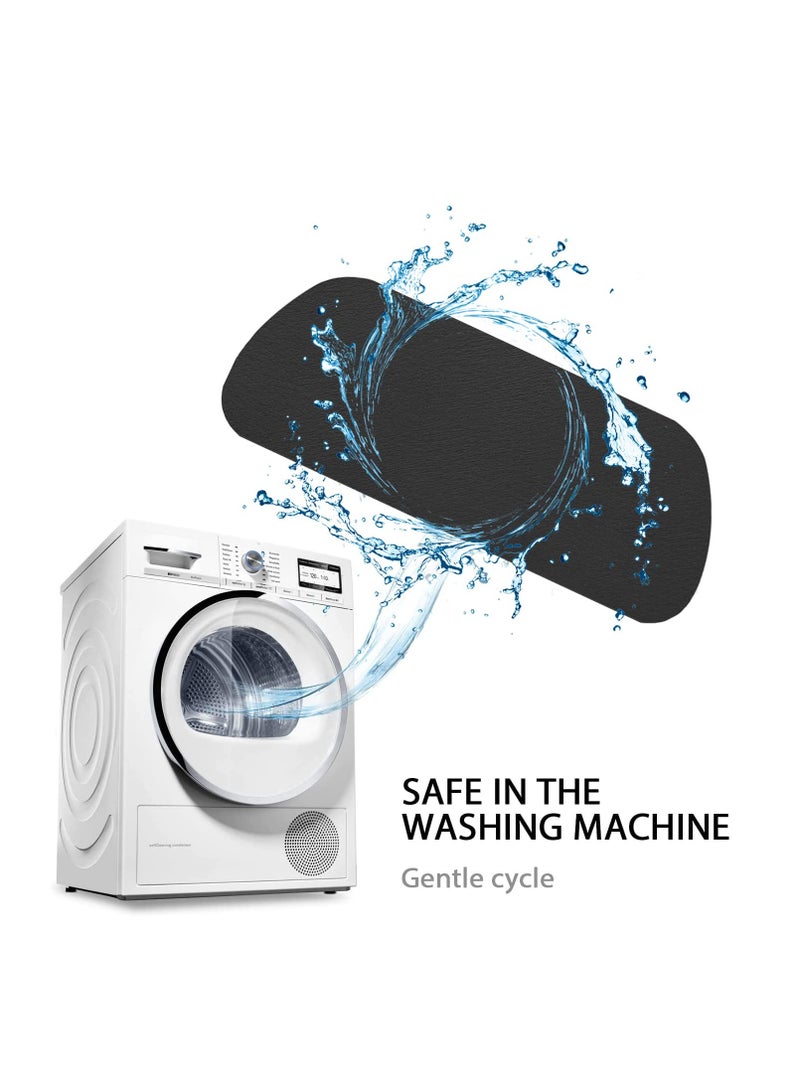 SYOSI Cuttable Refrigerator Drip Catcher for Fridge Water Dispenser, Absorbent Drip Tray, Absorbent Pad for Refrigerator Drip, Refrigerator Accessories for Whirlpool, GE, Samsung (Rectangular - 2pcs) - Image 1