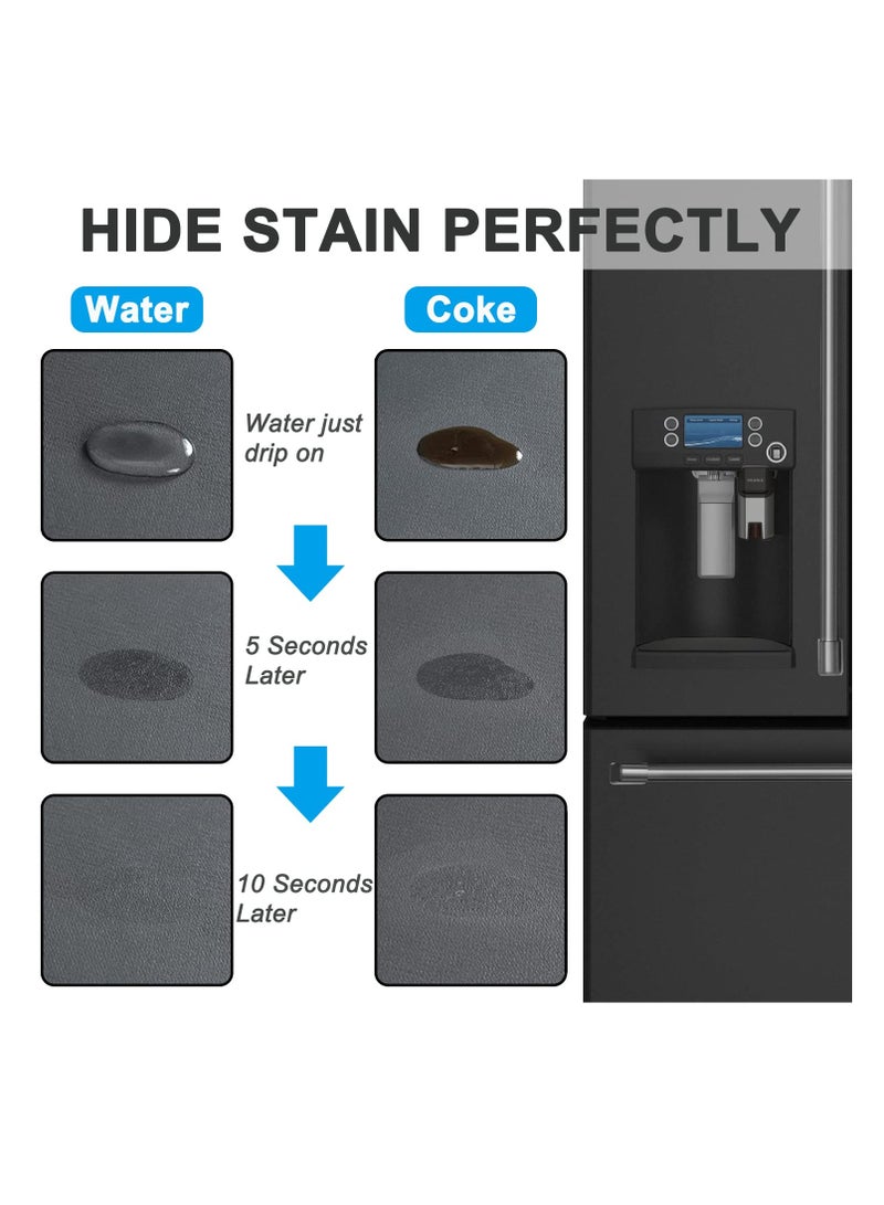 SYOSI Cuttable Refrigerator Drip Catcher for Fridge Water Dispenser, Absorbent Drip Tray, Absorbent Pad for Refrigerator Drip, Refrigerator Accessories for Whirlpool, GE, Samsung (Rectangular - 2pcs) - Image 4