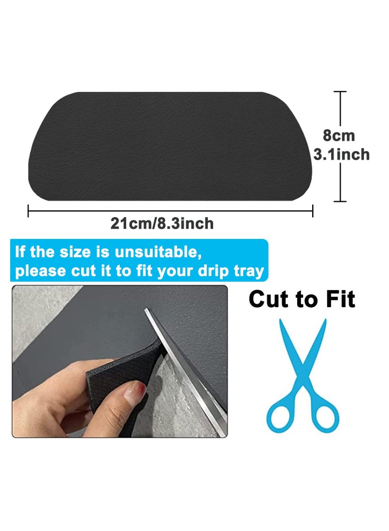 SYOSI Cuttable Refrigerator Drip Catcher for Fridge Water Dispenser, Absorbent Drip Tray, Absorbent Pad for Refrigerator Drip, Refrigerator Accessories for Whirlpool, GE, Samsung (Rectangular - 2pcs) - Image 5