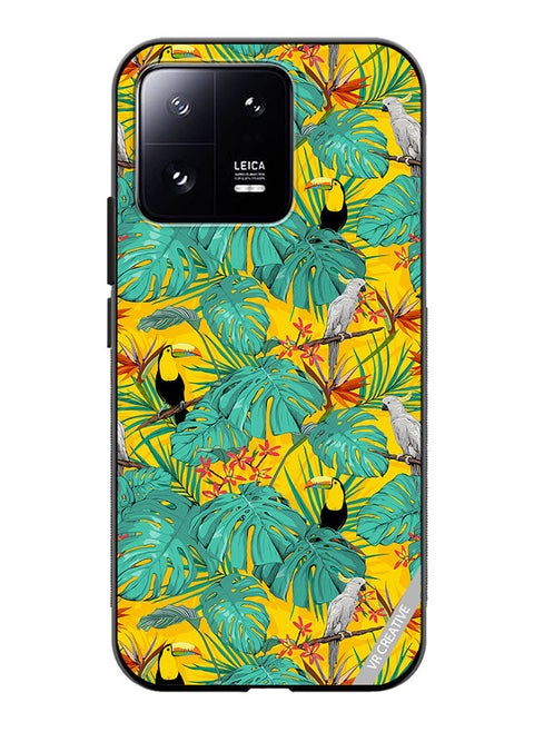 Protective Case Cover For Xiaomi 13 Jungle Bird Design Multicolour