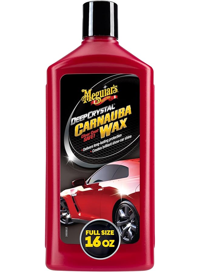Meguiar's Deep Crystal Step 3 Carnauba Wax, 16 Ounce, A2216 - Image 1