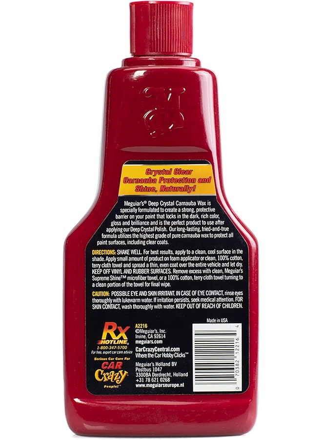 Meguiar's Deep Crystal Step 3 Carnauba Wax, 16 Ounce, A2216 - Image 3