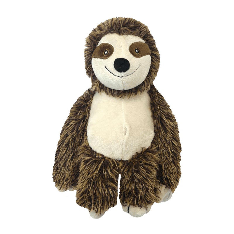Multipet Bark Buddies Sloth Dog Plush Toy - Squeaky Dog Toy for All Dogs - Extra Soft Plush Dog Toy - Stuffed Animal Dog Toy for Cuddling & Playing - Cute Dog Pet Toy (10") - Image 1