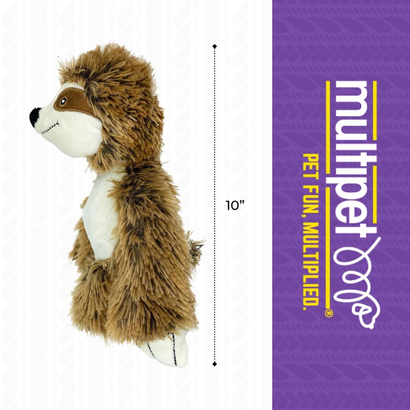 Multipet Bark Buddies Sloth Dog Plush Toy - Squeaky Dog Toy for All Dogs - Extra Soft Plush Dog Toy - Stuffed Animal Dog Toy for Cuddling & Playing - Cute Dog Pet Toy (10") - Image 5