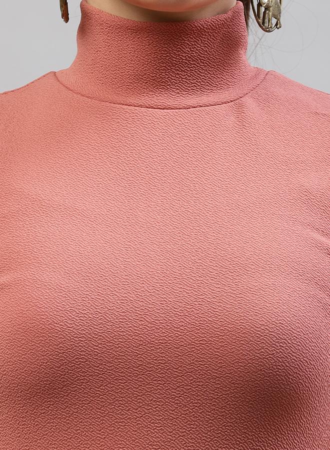 كاجوالي بلوزة نسائية بأكتاف بارزة مزينة باللؤلؤ الصناعي - Image 5