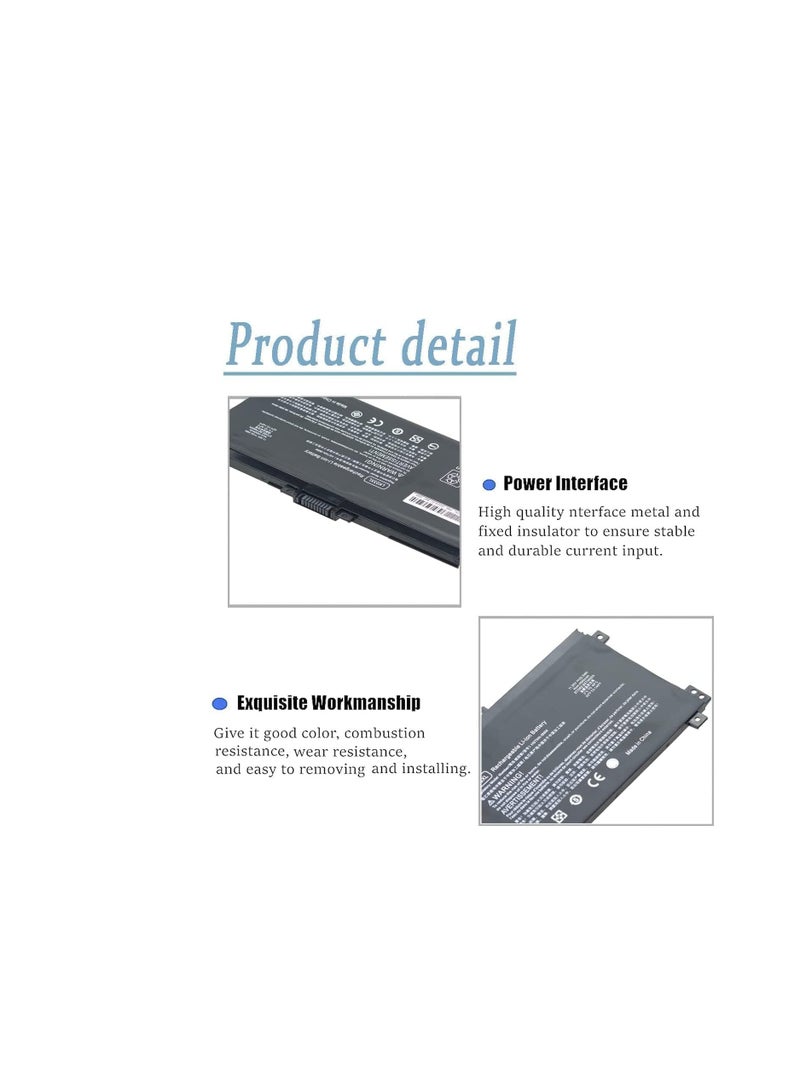 Terabyte Battery LK03XL for HP Envy X360 15M-BP000 15-BP000 15-BP107TX 15M-BP012DX 15-BP100TX HSTNN-UB71 916368-541 916814-855 Envy 17 17 17-AE143NG 17M-17M- - Image 3