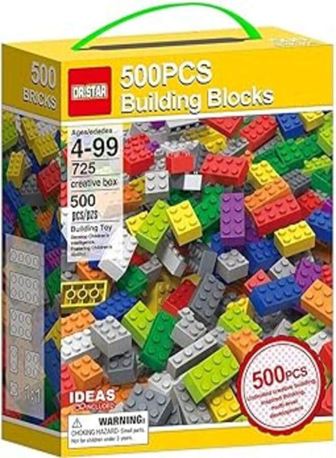 Dr.Star 500 Pcs Building Intelligence Development Blocks Set for Children