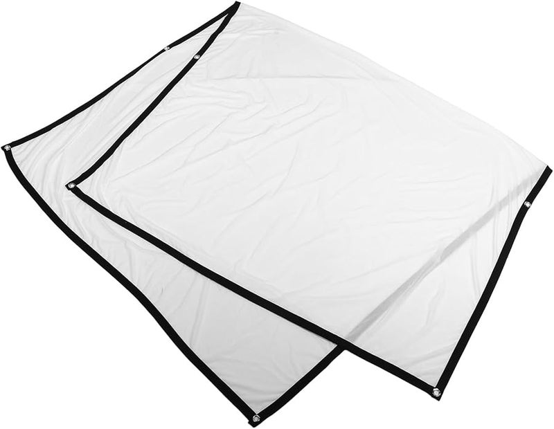 Soft White Indoor Outdoor Projection Screen Smooth Non Crease Surface Cinema Theater - Image 2
