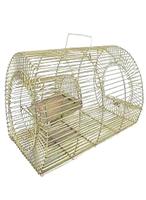 Large Mouse Trap with 2 Inlets and 1 Outlet to Catch Mouse Copper Plated
